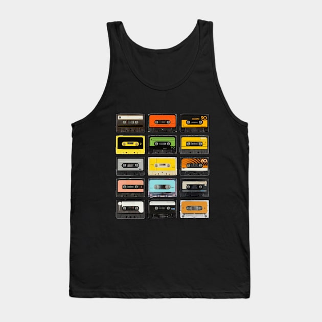 Cassettes Tank Top by Pop Fan Shop